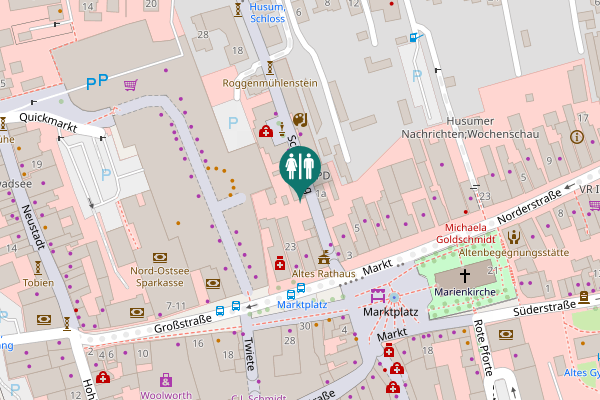 Map showing location of Schloßgang 4 Toilet