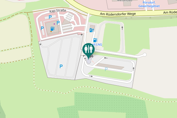 Map showing location of Am Rüdersdorfer Wege 5D Toilet