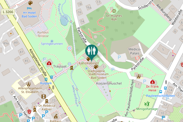 Map showing location of Königsteiner Straße 86 Toilet