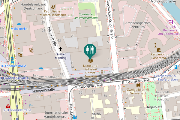 Map showing location of Geschwister-Scholl-Straße 1 Toilet
