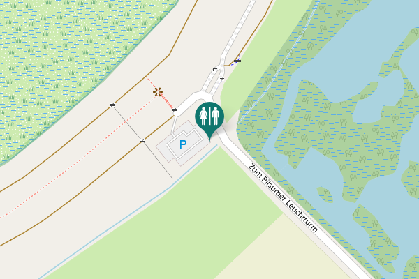 Map showing location of Zum Pilsumer Leuchtturm Toilet