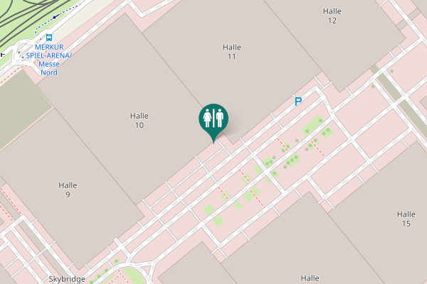 Map showing location of Beckbuschstraße Toilet