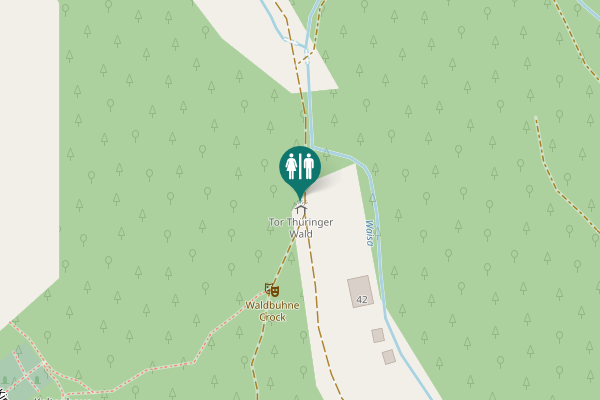 Map showing location of Hirschgraben 42 Toilet