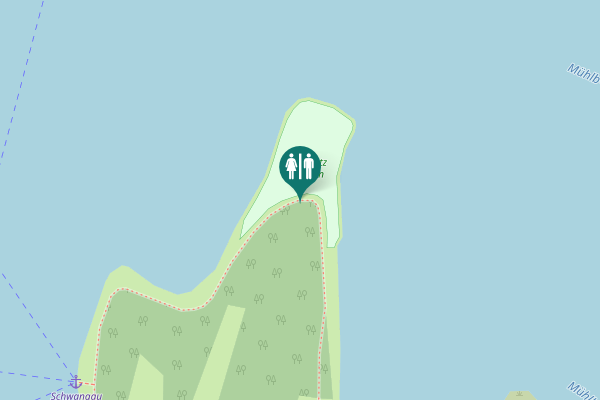 Map showing location of Seestraße 81 Toilet