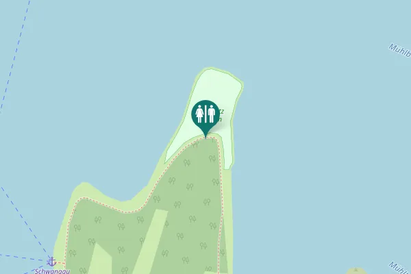 Map showing location of Seestraße 81 Toilet