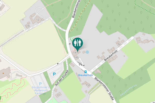 Map showing location of Blankensteiner Straße 147 Toilet