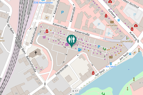 Map showing location of Gänsemarkt 1 Toilet