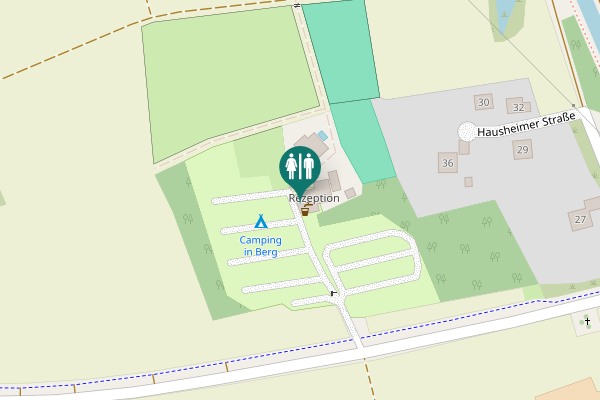 Map showing location of Hausheimer Straße 31 Toilet