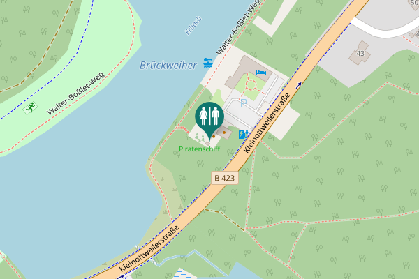 Map showing location of Walter-Boßlet-Weg Toilet