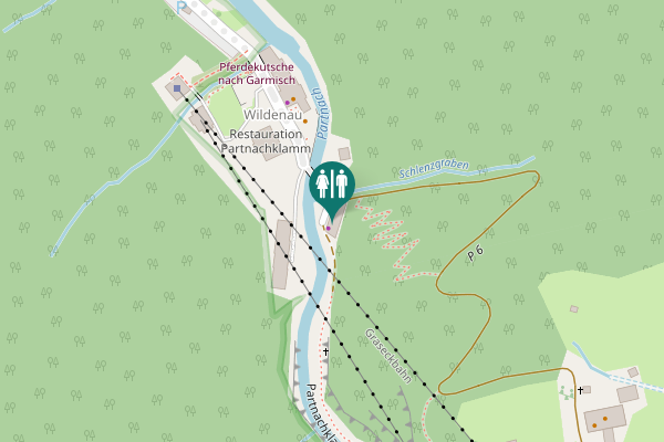 Map showing location of 14 Toilet
