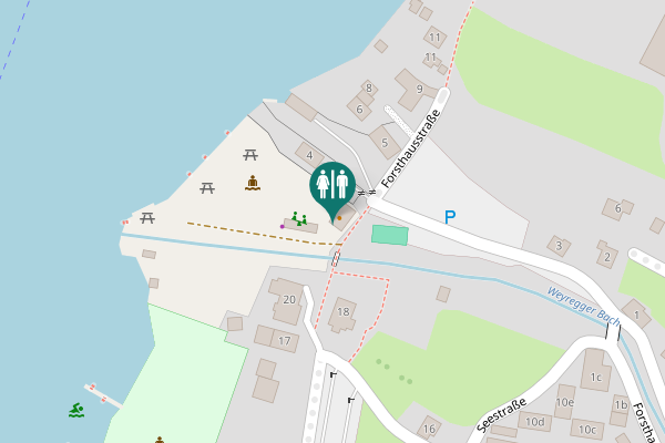 Map showing location of Forsthausstraße 4 Toilet