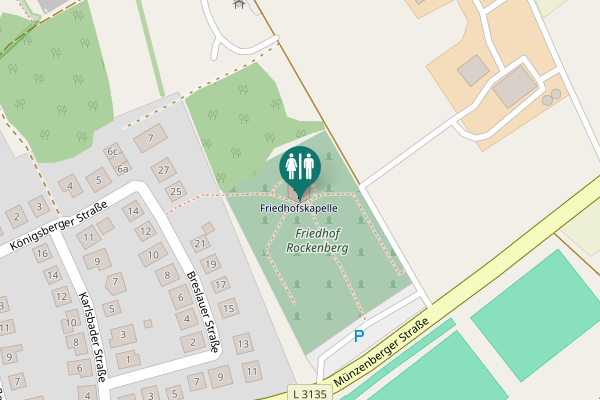 Map showing location of Breslauer Straße 17 Toilet