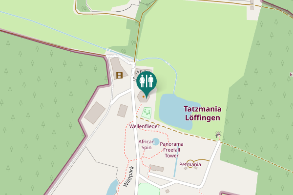 Map showing location of Wildpark 3 Toilet