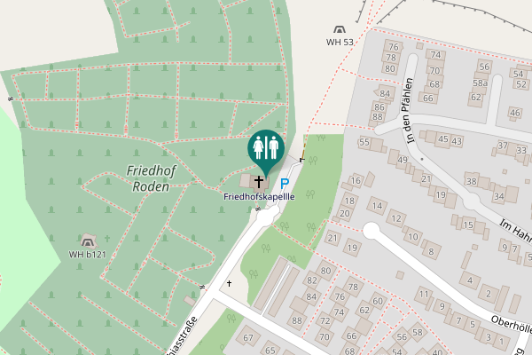Map showing location of Matthiasstraße Toilet