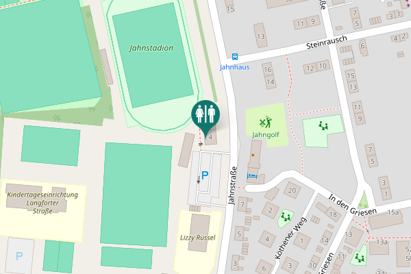 Map showing location of Jahnstraße 4 Toilet