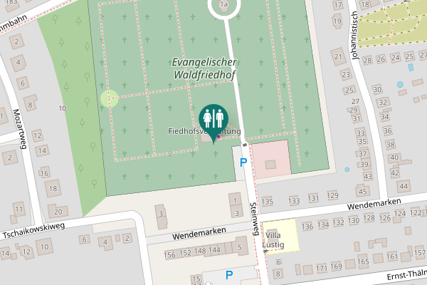 Map showing location of Steinweg 1 Toilet