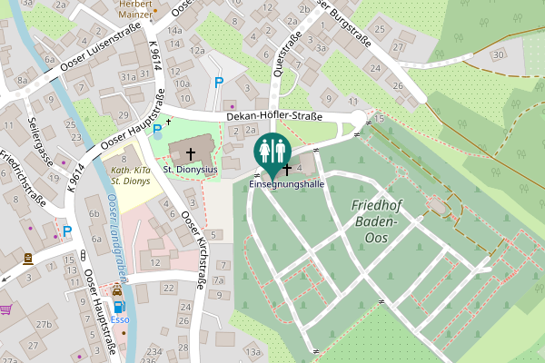 Map showing location of Dekan-Höfler-Straße 4 Toilet