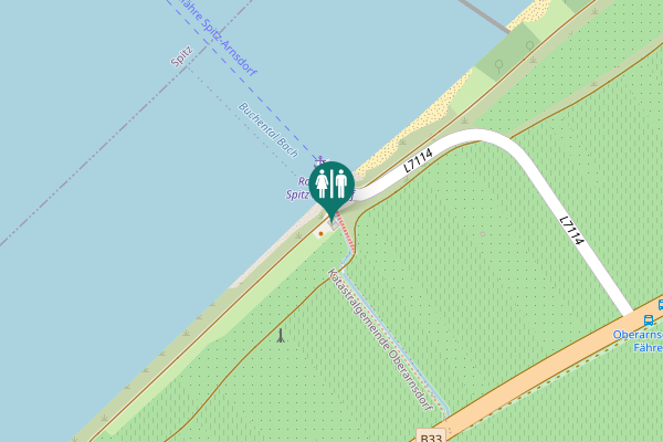 Map showing location of L7114 Toilet