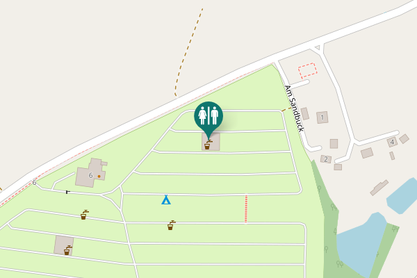 Map showing location of Dinkelsbühl Toilet