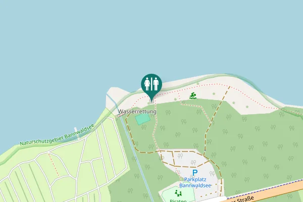 Map showing location of Münchener Straße 151 Toilet