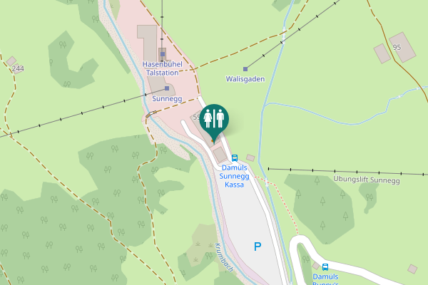 Map showing location of 56 Toilet