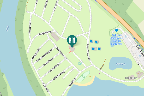 Map showing location of Alte Bundesstraße 1 Toilet