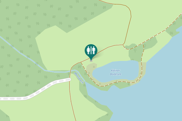 Map showing location of Sulzberg Toilet