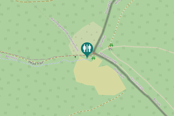 Map showing location of Head Trail Toilet