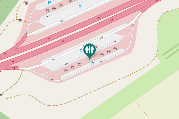 Map showing location of A 3 Toilet