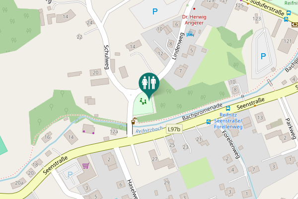 Map showing location of Lindenweg 12 Toilet
