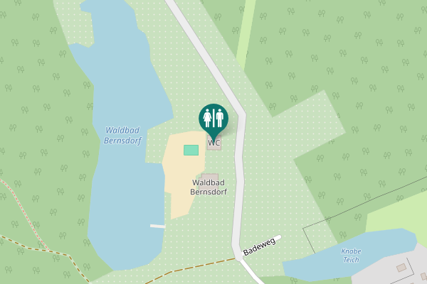 Map showing location of WC