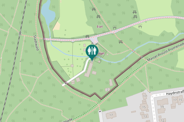 Map showing location of Marcel-Proust-Promenade 1 Toilet
