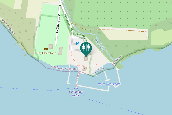Map showing location of In Oberstaad 3 Toilet