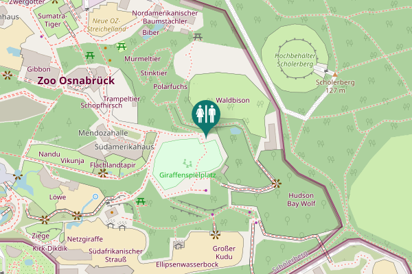 Map showing location of Klaus-Strick-Weg 12 Toilet