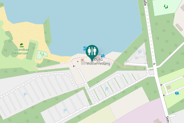 Map showing location of Seeuferstraße 15 Toilet