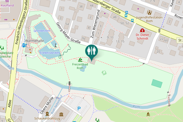 Map showing location of Georg-Mayer-Straße 7b Toilet