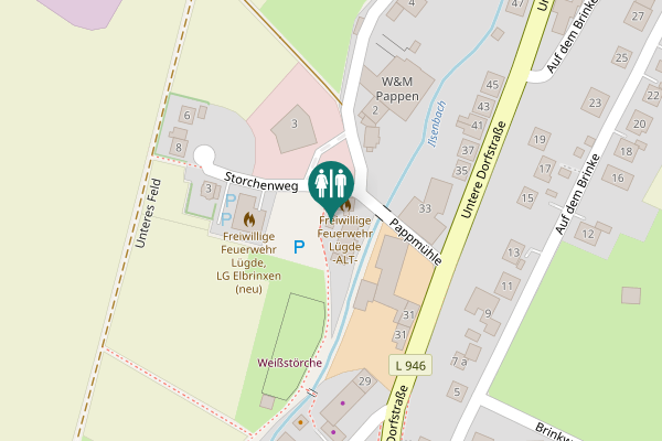 Map showing location of Pappmühle 1 Toilet