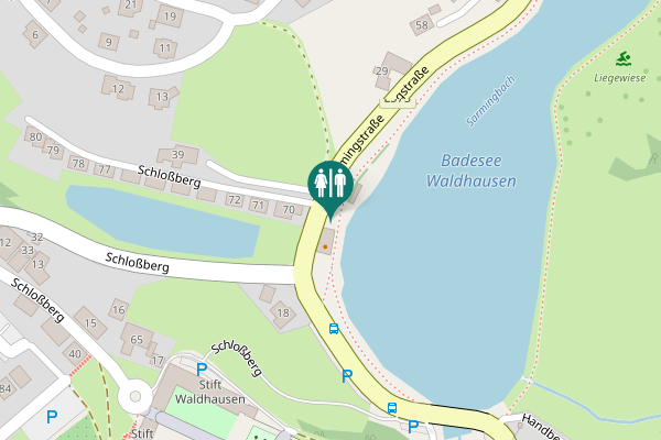 Map showing location of Schloßberg 90 Toilet