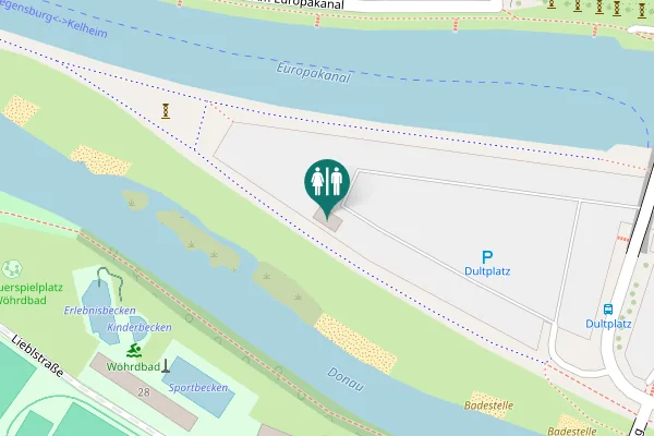 Map showing location of Lieblstraße 26 Toilet