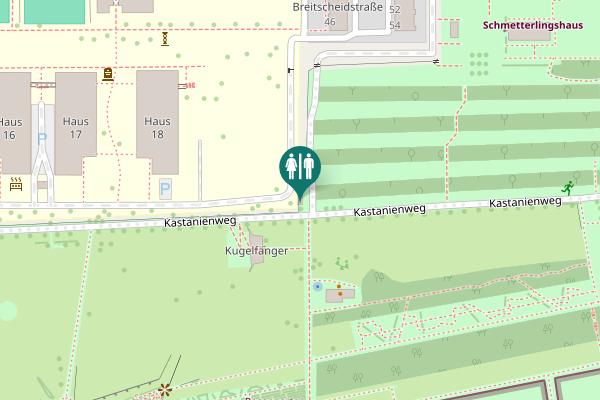 Map showing location of Breitscheidstraße 2 Toilet