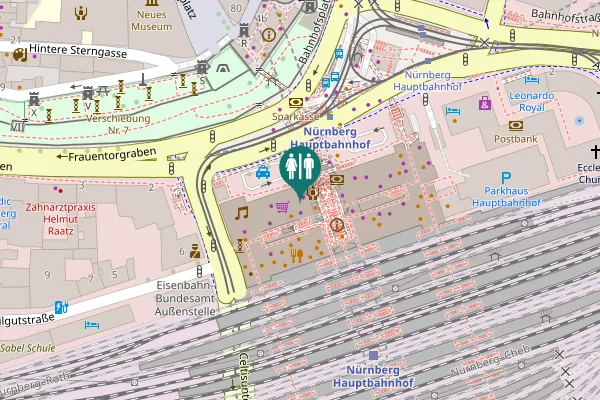 Map showing location of Sanifair