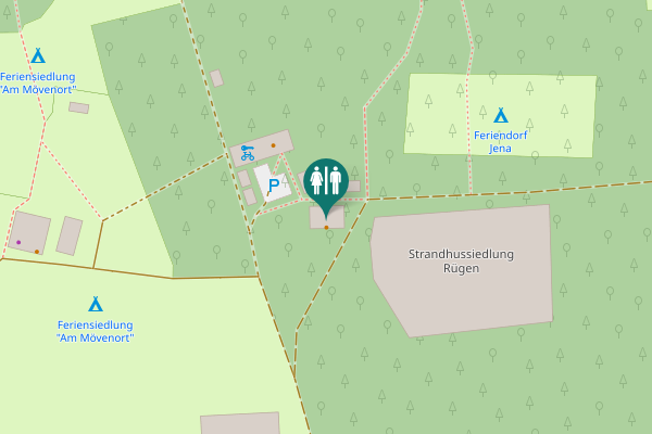 Map showing location of Nonnevitz 19a Toilet