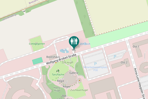 Map showing location of WC