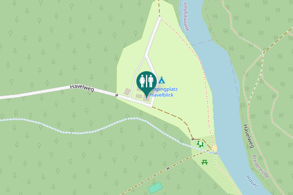 Map showing location of Havelweg 4 Toilet
