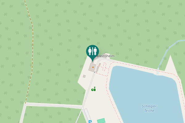 Map showing location of Hirschfelder Straße Toilet