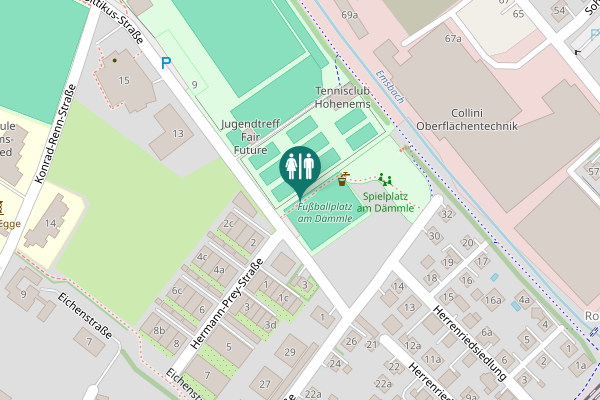 Map showing location of Markus-Sittikus-Straße 3 Toilet