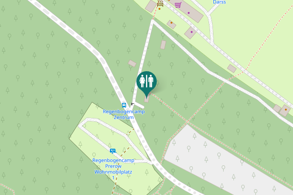Map showing location of Zeltplatzstraße Toilet
