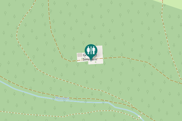Map showing location of Alte Wiese 14 Toilet
