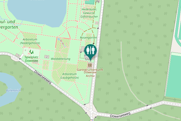 Map showing location of Doweseeweg 3 Toilet
