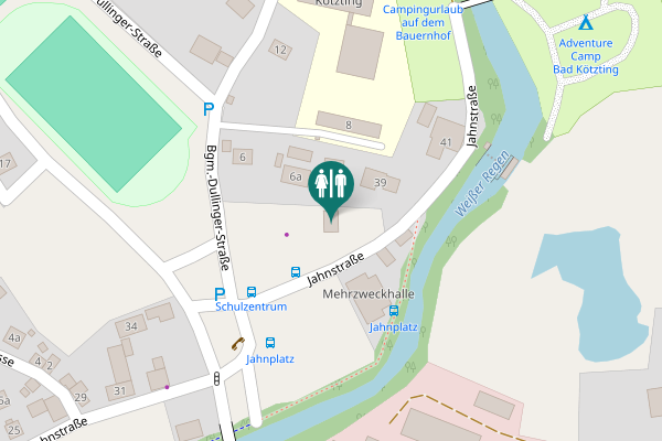 Map showing location of Jahnstraße 37 Toilet